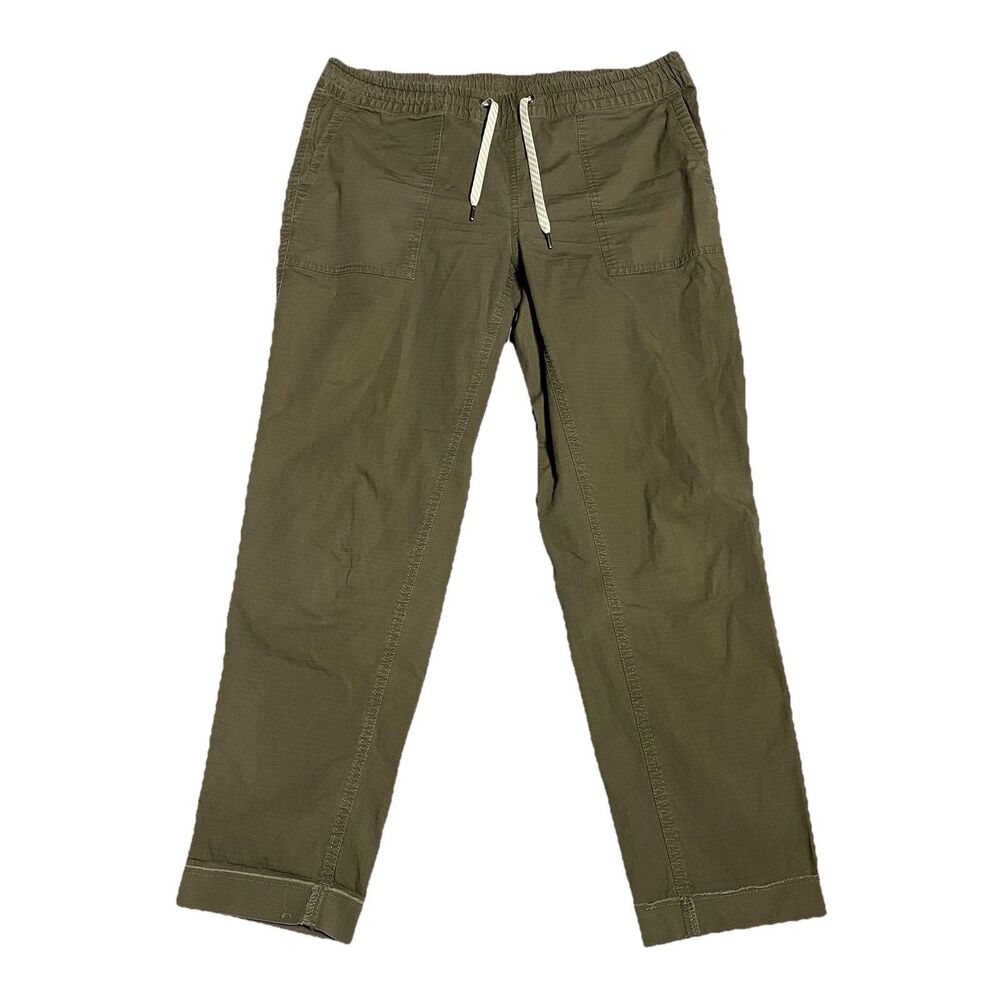 Vuori Ripstop Pants Womens S Olive Green Organic Cotton Outdoor Hiking VW450